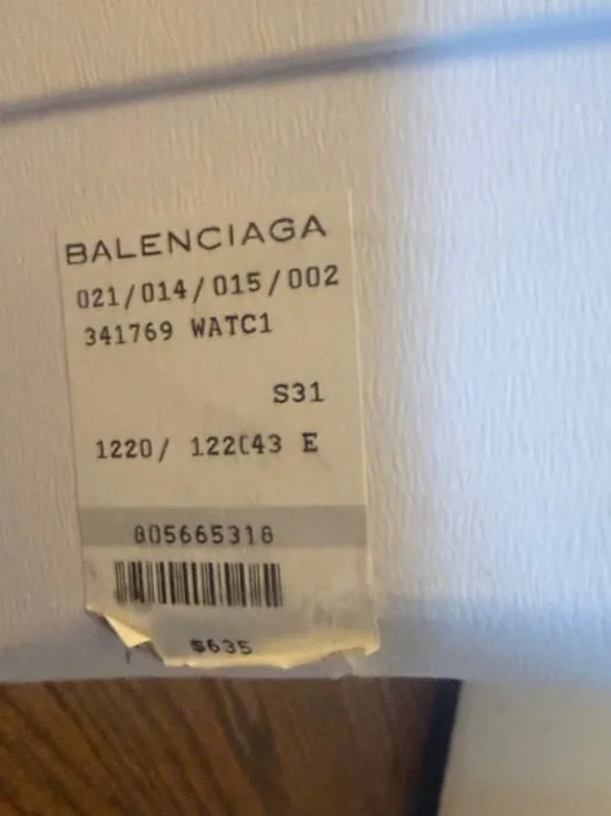Balenciaga Men's High-Top Sneakers in Gray - Picture 3 of 3